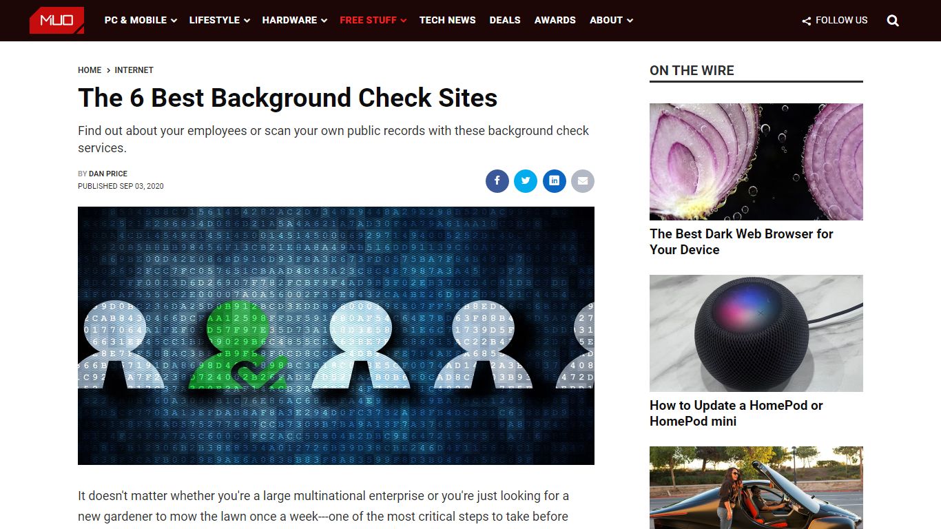 The 6 Best Background Check Sites - MUO